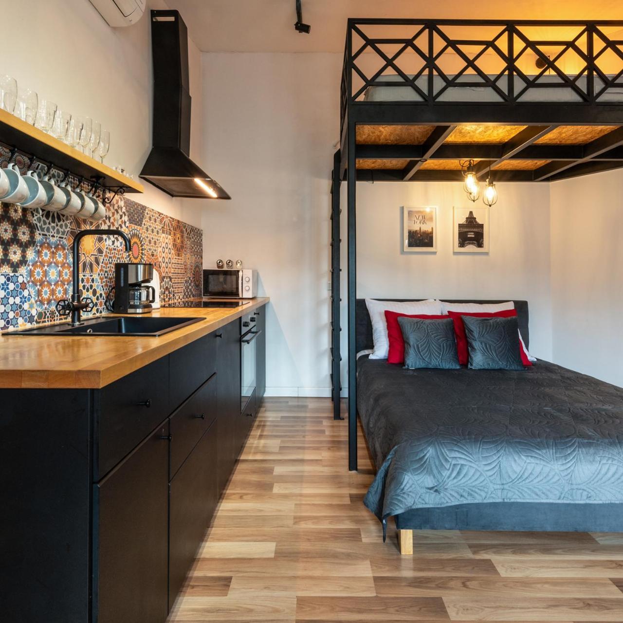 Modern Apartment Arizona Studio Old Town Dietla Balcony Cracovia Exterior foto
