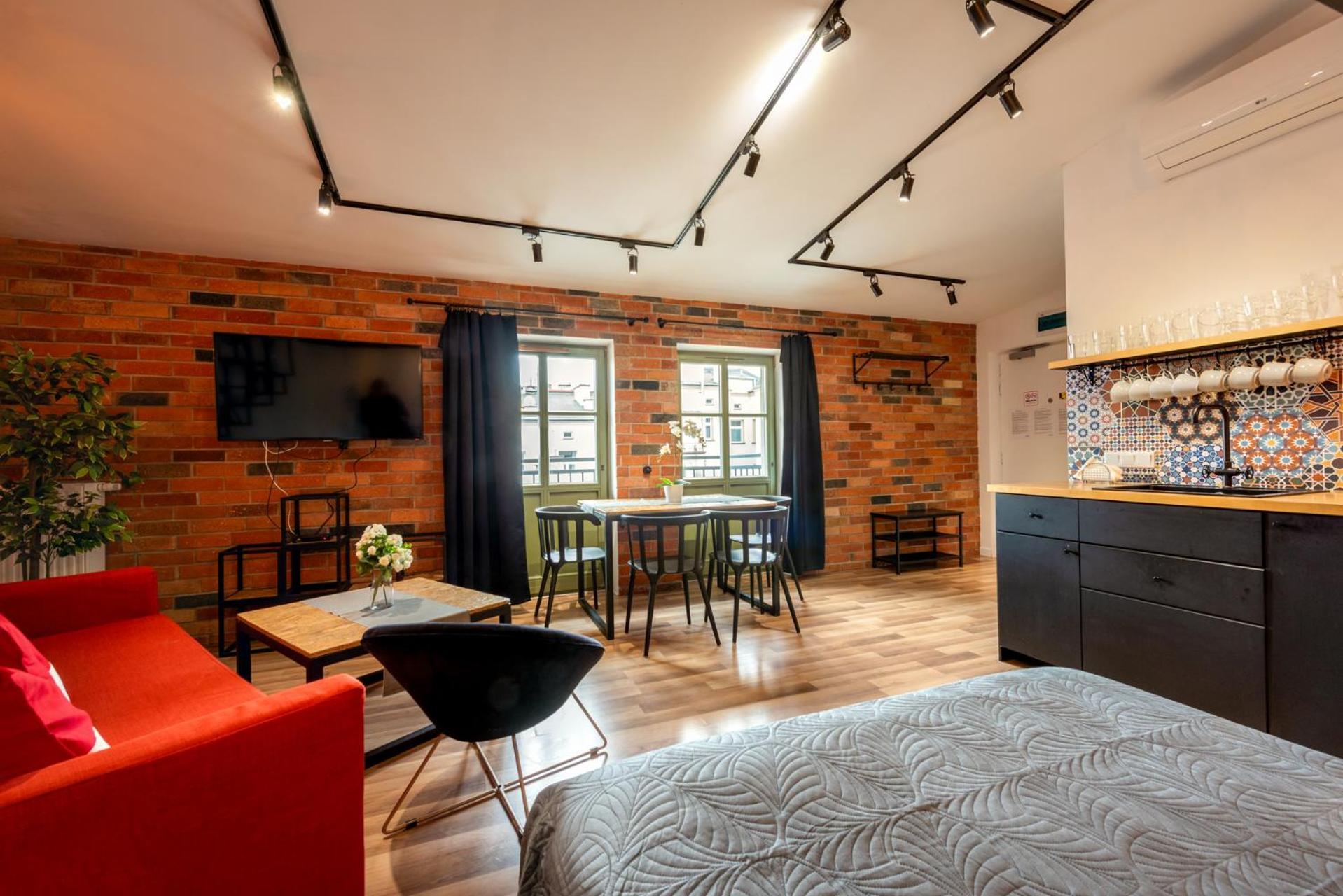 Modern Apartment Arizona Studio Old Town Dietla Balcony Cracovia Exterior foto