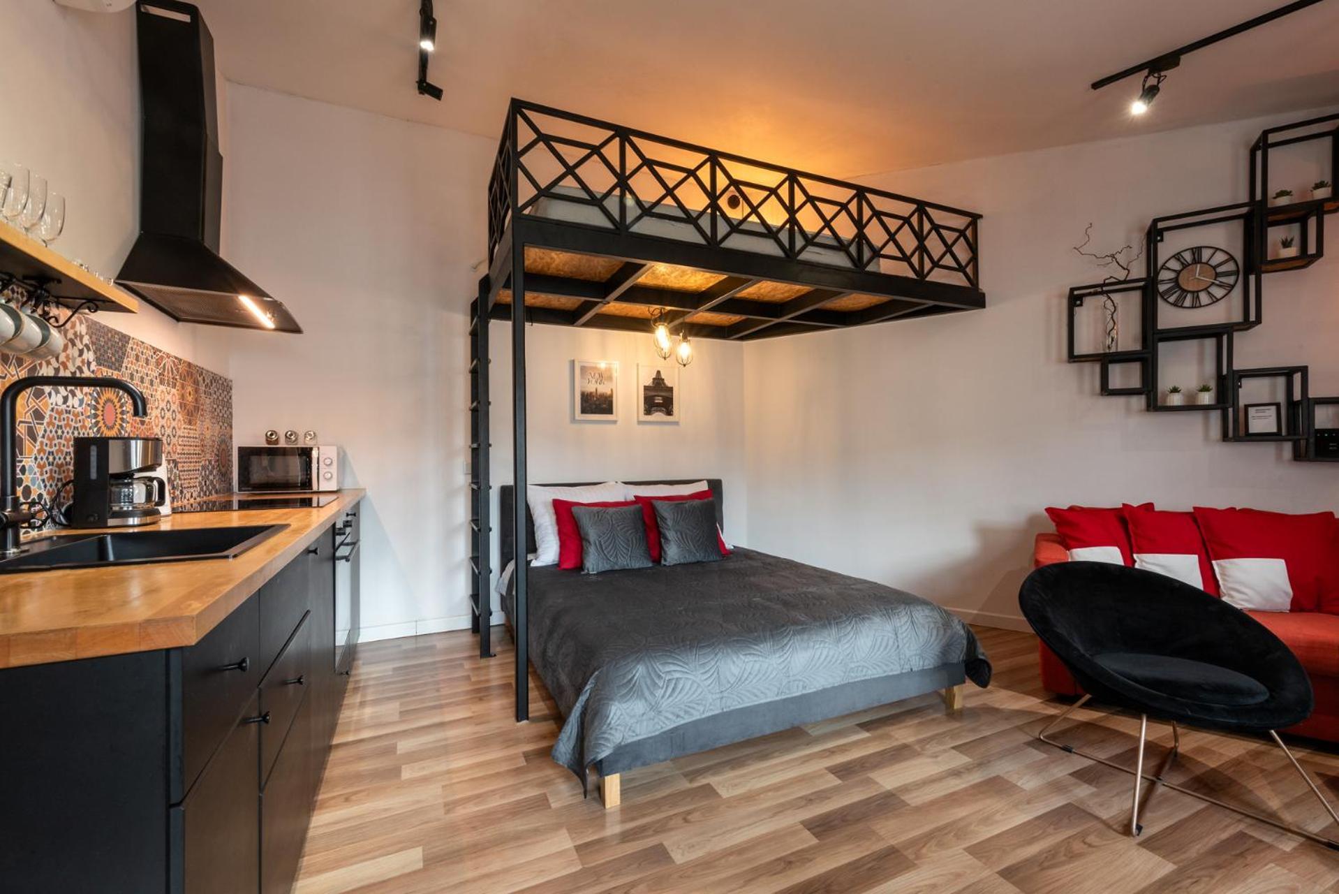 Modern Apartment Arizona Studio Old Town Dietla Balcony Cracovia Exterior foto