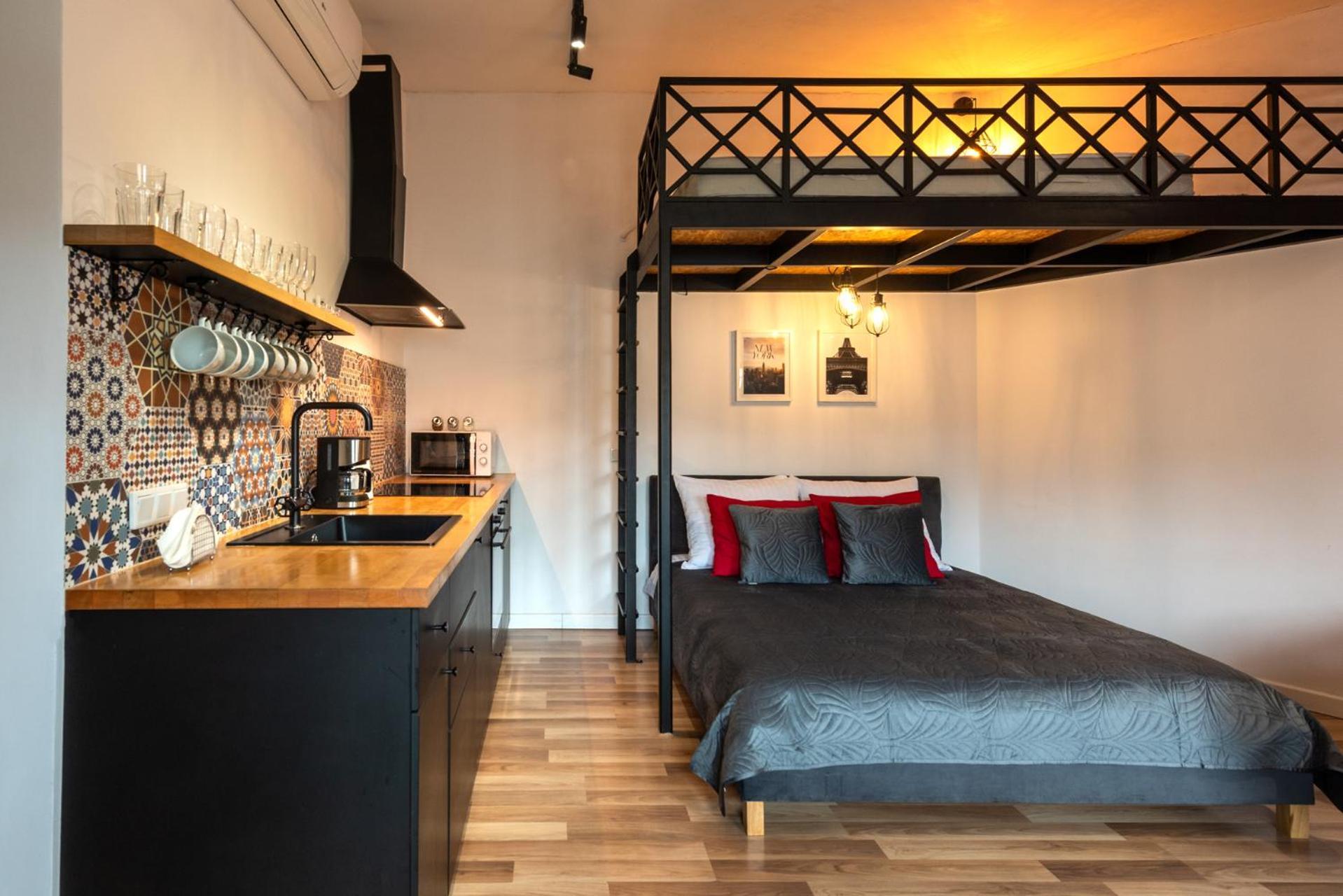 Modern Apartment Arizona Studio Old Town Dietla Balcony Cracovia Exterior foto
