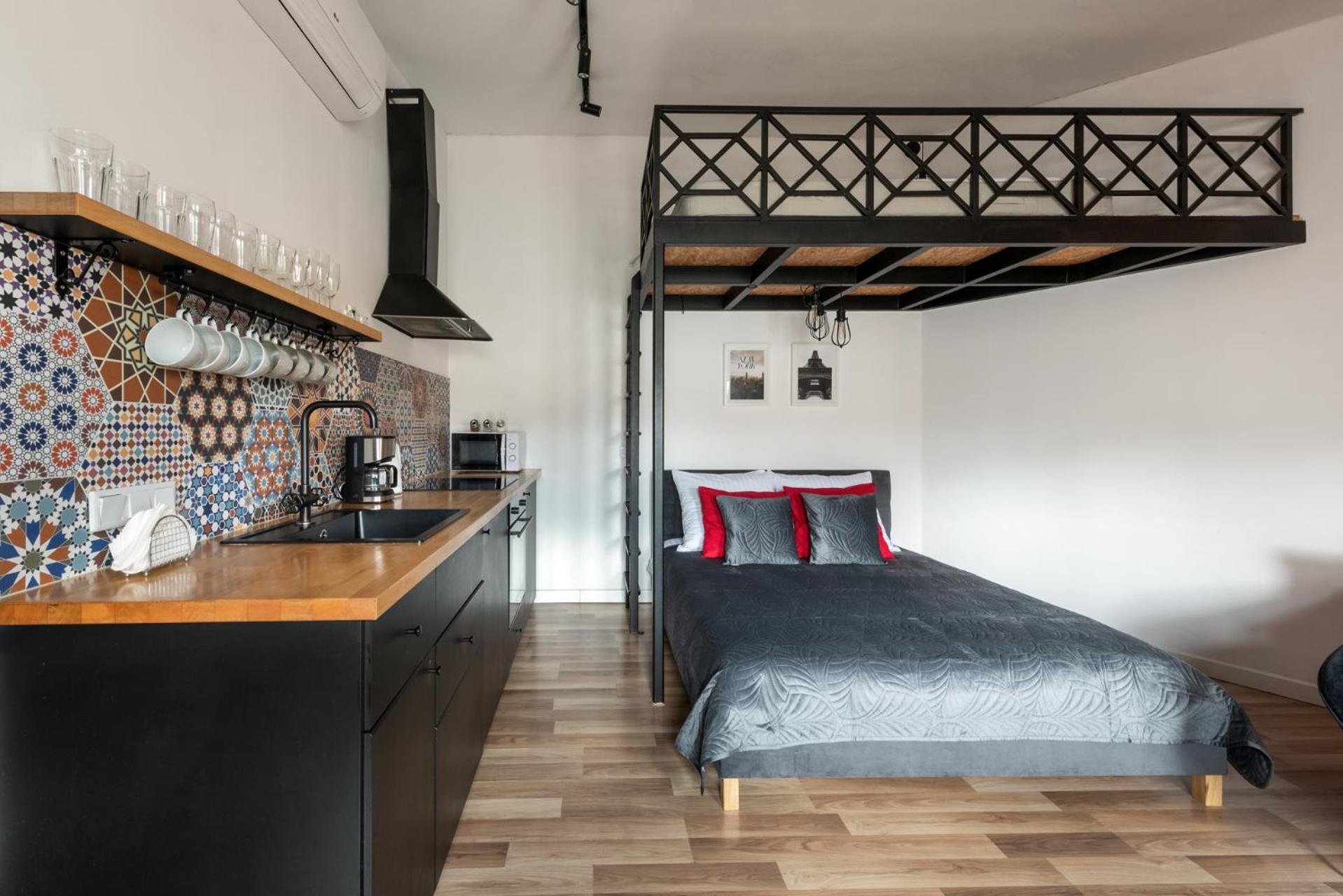 Modern Apartment Arizona Studio Old Town Dietla Balcony Cracovia Exterior foto